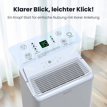 Newentor Tragbarer Luftentfeuchter 20L