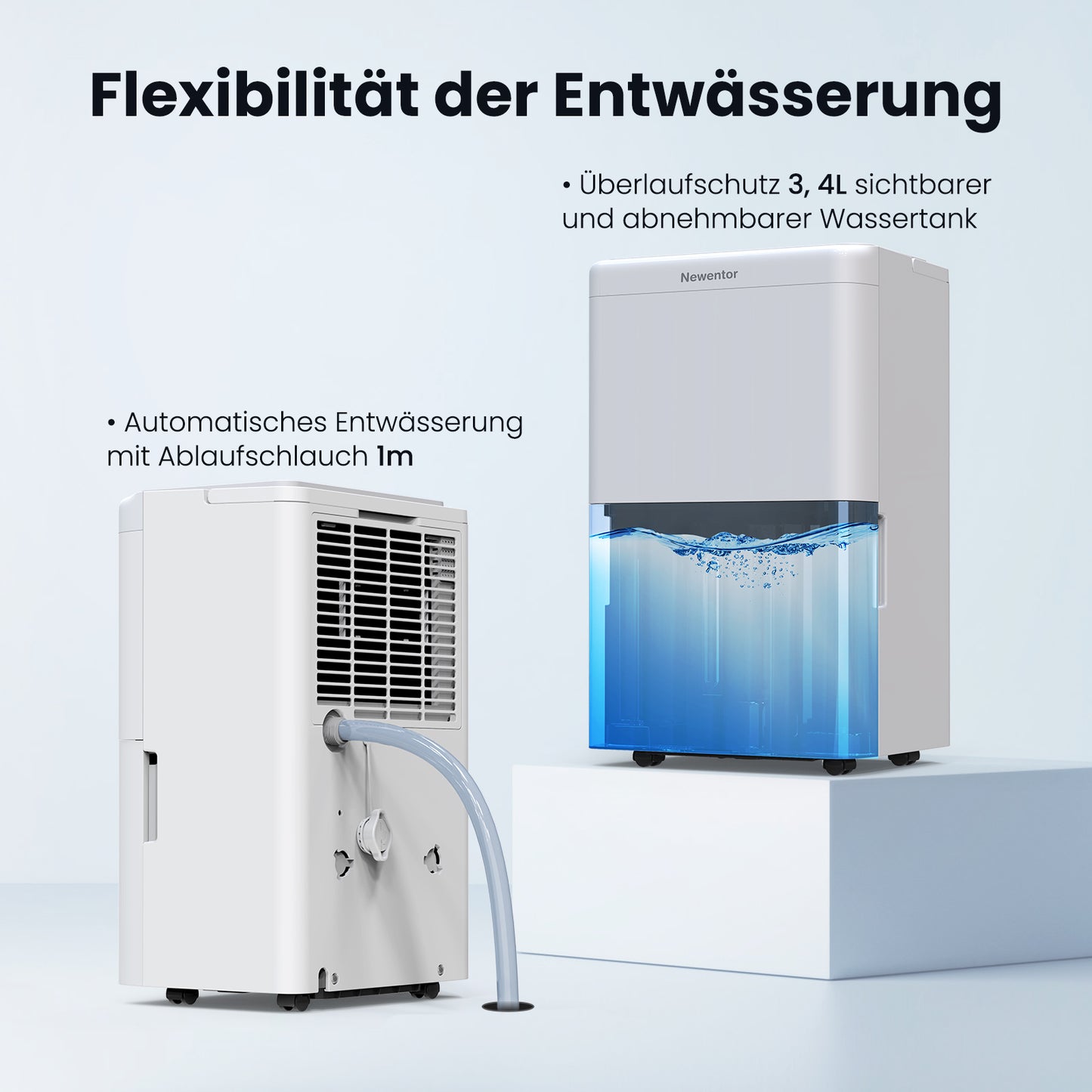 Newentor Tragbarer Luftentfeuchter 20L