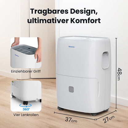 Newentor Tragbarer Luftentfeuchter 25L