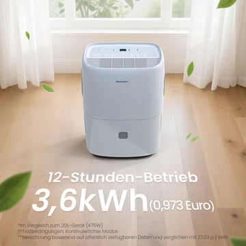 Newentor Tragbarer Luftentfeuchter 25L Basic