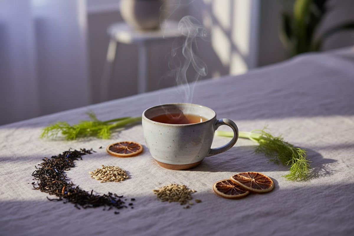 fencheltee & koffeinfreier earl grey 